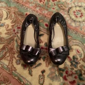 Valentino Bronze bow flats size 38